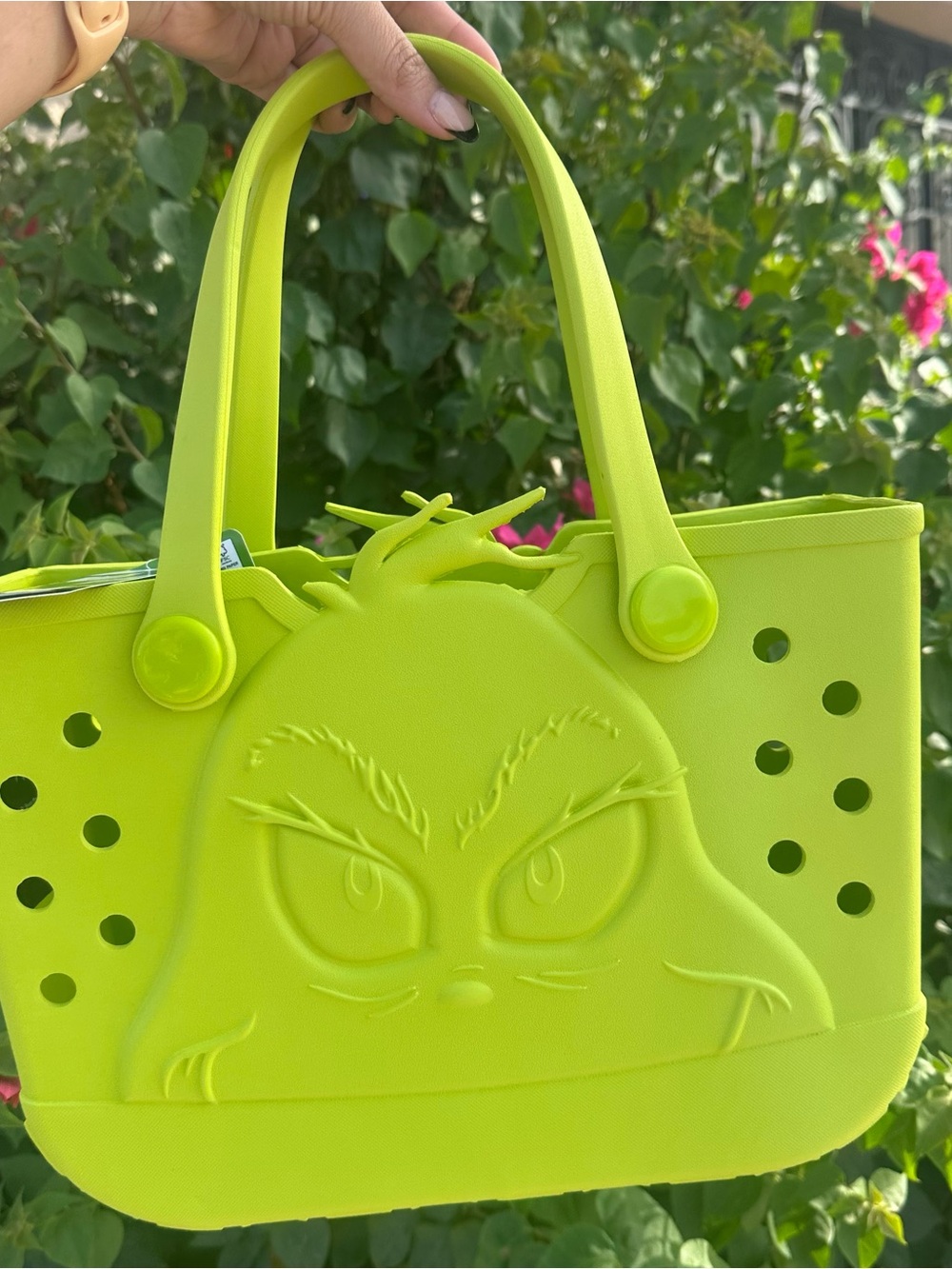 The Grinch, Bogg Style Tote Bag NWT